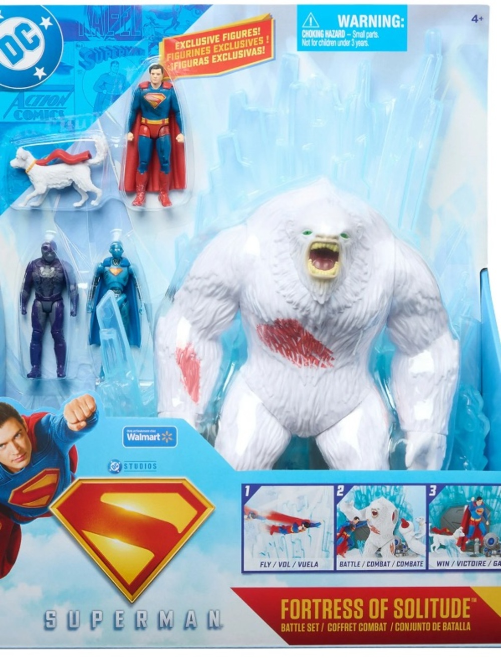 DC Superman Battle Set with the FORTRESS OF SOLITUDE BATTLE SET.